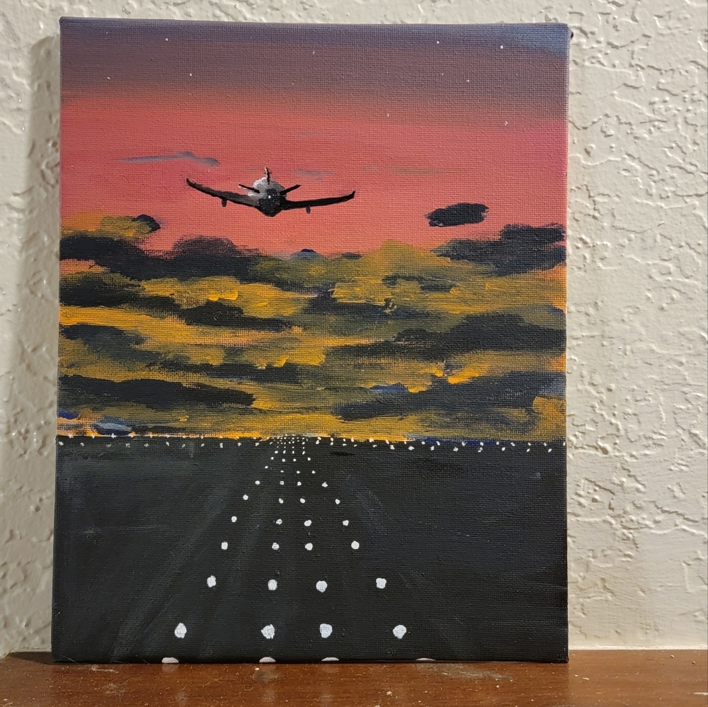 Take off painting